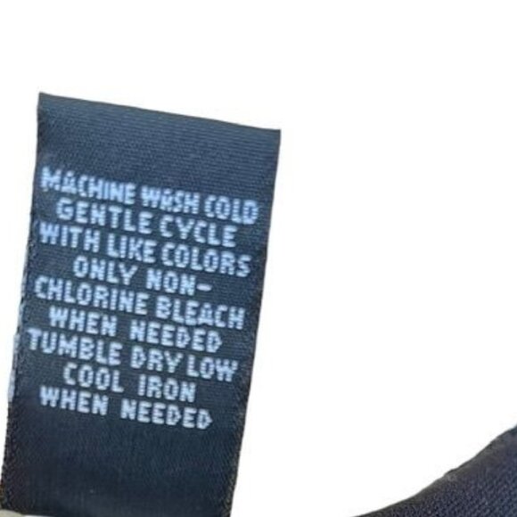 Alfani Black White Women's Sleeveless Dress Shift Embroidered Sheer Overlay - Picture 9 of 9